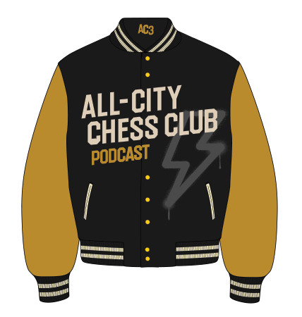 all-city chess club varsity jacket logo